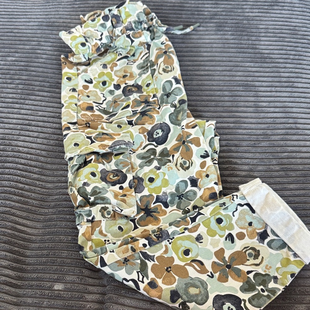 Floral Patterned Kids Sweatpants